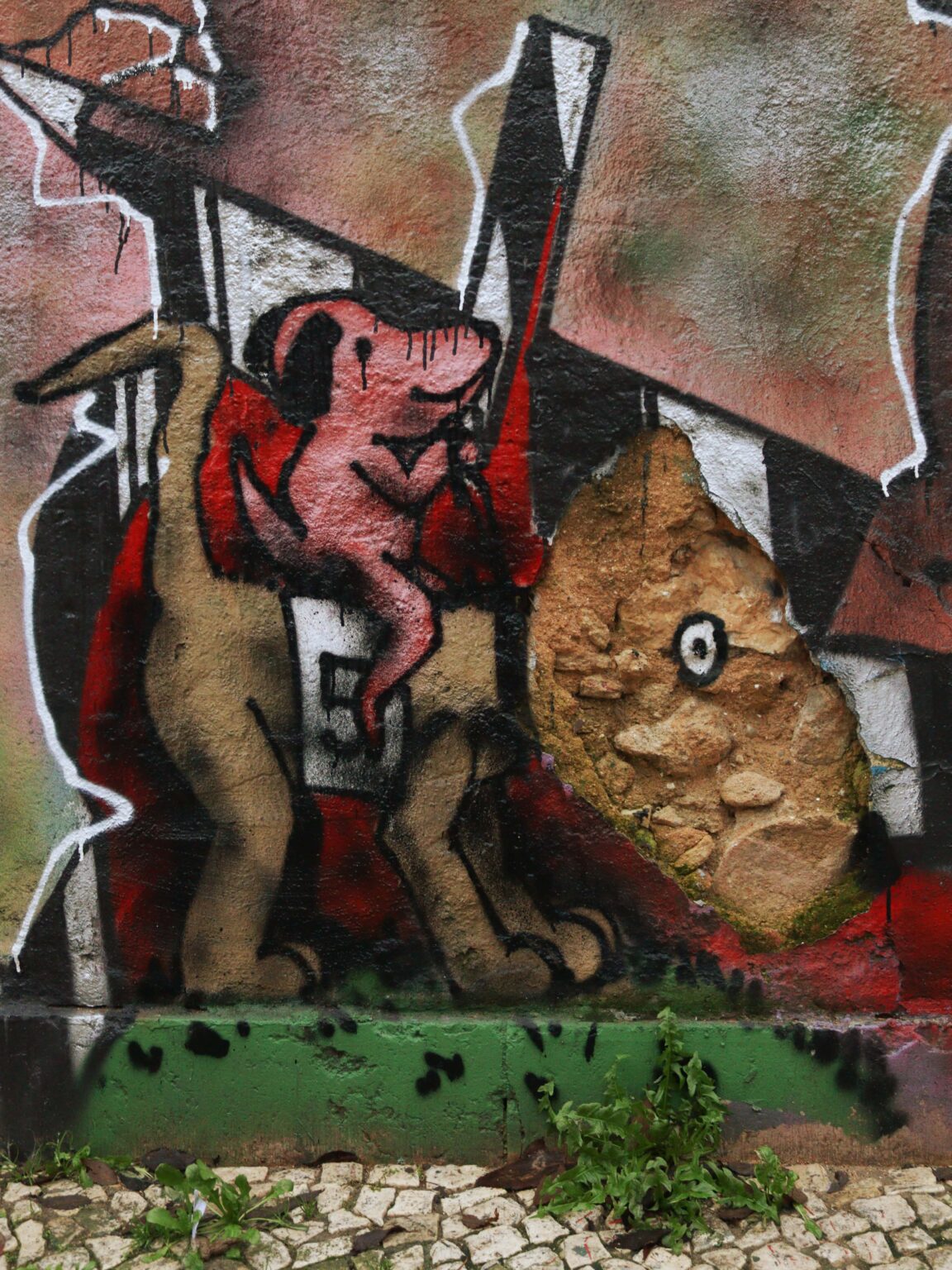 graffiti en una pared