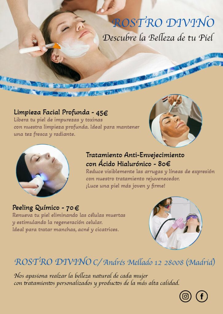 flyer publicidad centro de belleza estética