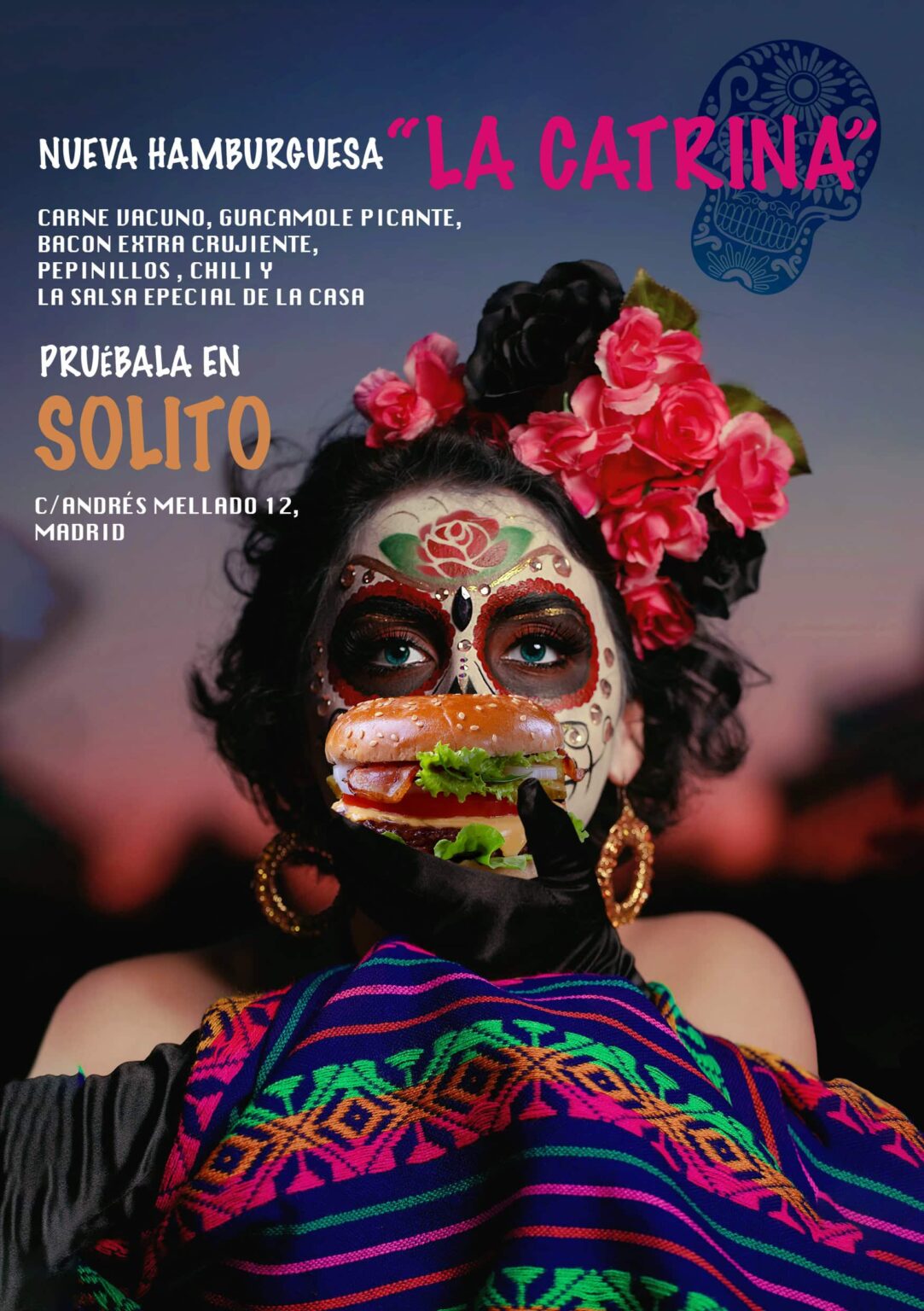 cartel publicitario de un restaurante